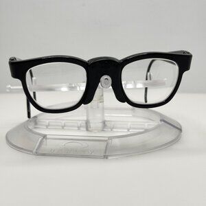 Criss All American Eyeglasses Eye Glasses Frames Nylon Black USA 6 1/2 44-20